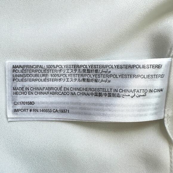 C/MEO Collective Fading Hearts Midi Dress Size M Cream White - Picture 8 of 12